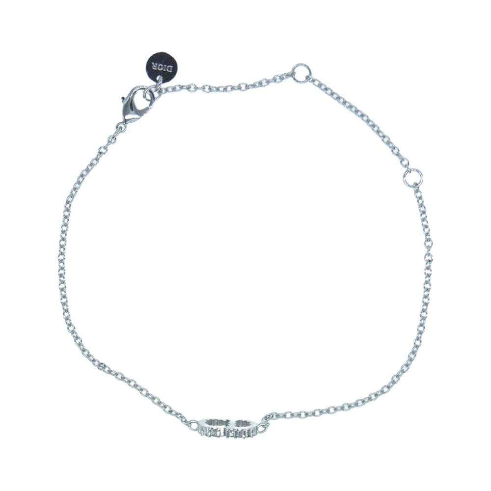 Dior ディオール CLAIR D LUNE クレール ディー リュヌ ブレス ロゴ ブレスレット シルバー系【中古】