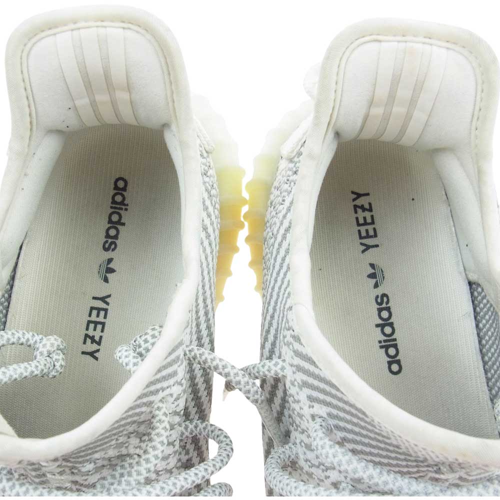 adidas アディダス EF2905 YEEZY BOOST 350 イージーブースト V2 STATIC スタティック スニーカー グレー系 オフホワイト系 ライトイエロー系 28.0【中古】