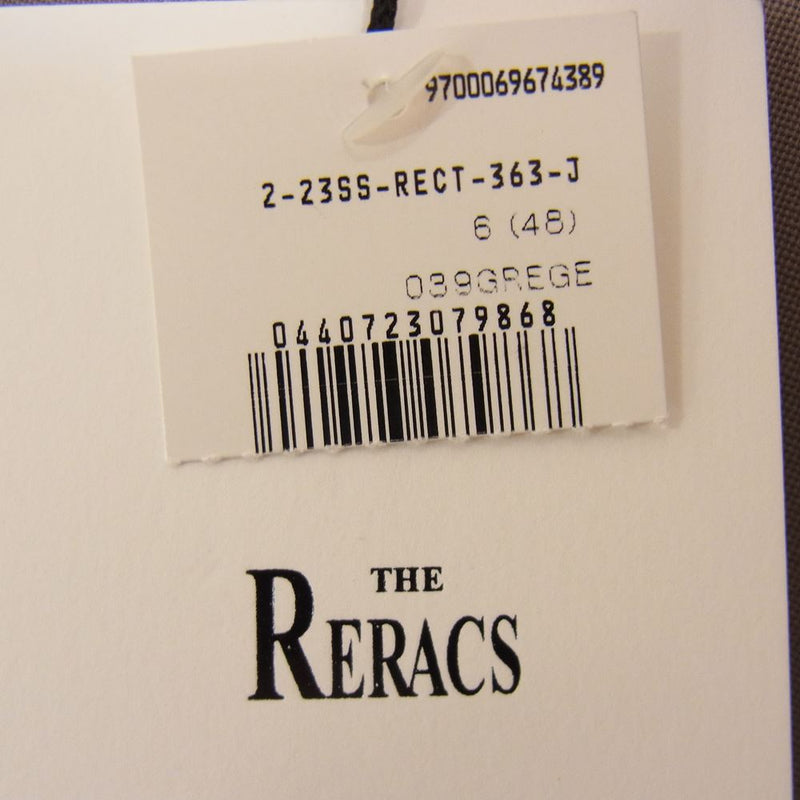 THE RERACS ザリラクス 23SS-RECT-363-J THE BAL COLLAR COAT バルカラー コート ベージュ グレー系 48【美品】【中古】