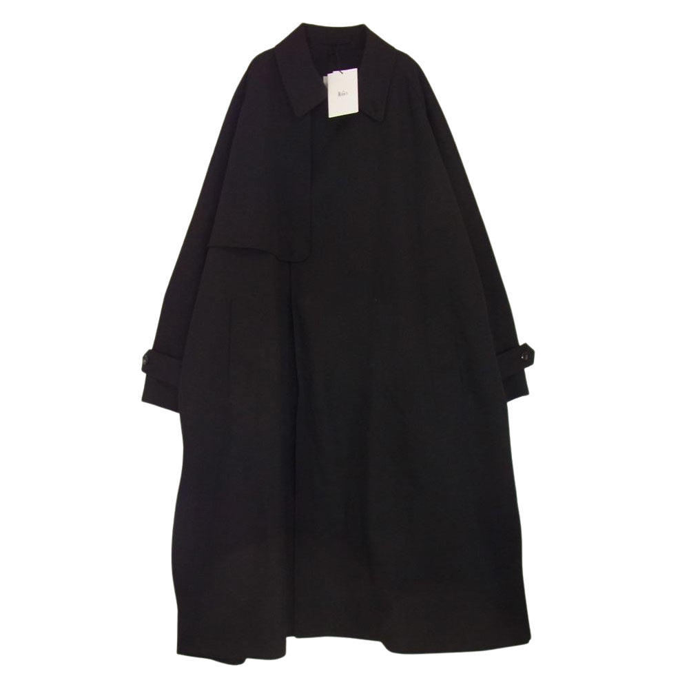 THE RERACS ザリラクス 23SS 23SS-RECT-362-J SUPER TWILL S+S THE TRENCH PONCHO スーパー ツイル トレンチ ポンチョ コート ブラック ブラック系 F【新古品】【未使用】【中古】