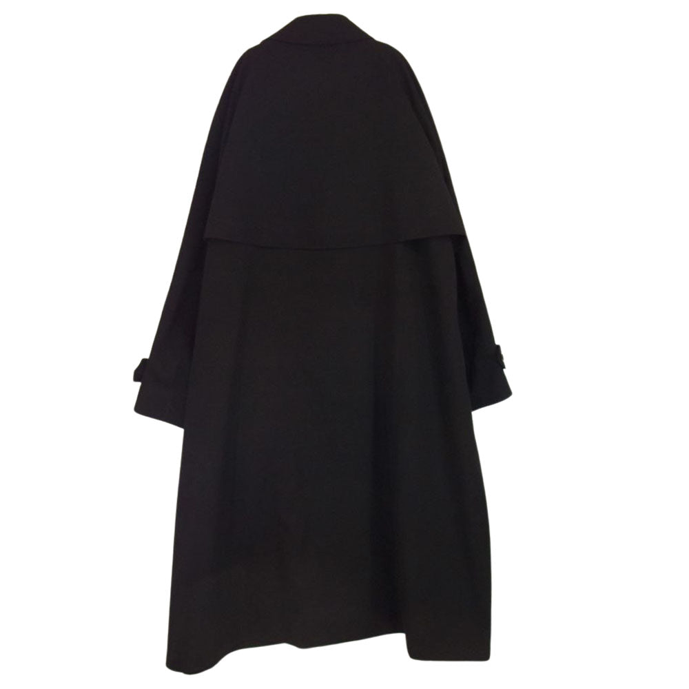 THE RERACS ザリラクス 23SS 23SS-RECT-362-J SUPER TWILL S+S THE TRENCH PONCHO スーパー ツイル トレンチ ポンチョ コート ブラック ブラック系 F【新古品】【未使用】【中古】
