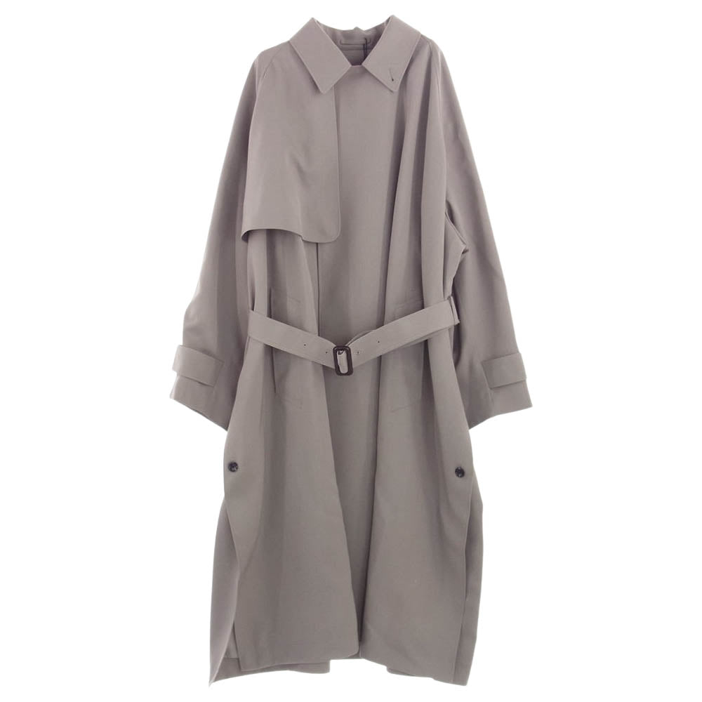 THE RERACS ザリラクス 23SS 23SS-RECT-362-J SUPER TWILL S+S THE TRENCH PONCHO スーパー ツイル トレンチ ポンチョ コート ベージュ ベージュ系 F【新古品】【未使用】【中古】