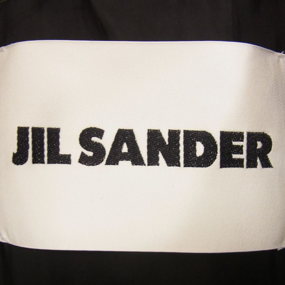 JIL SANDER ジルサンダー J21BN0039 国内正規品 イタリア製 OUTER SHIRT 01 PD アウターシャツ 中綿 コーチジャケット  ブラック系 48【美品】【中古】
