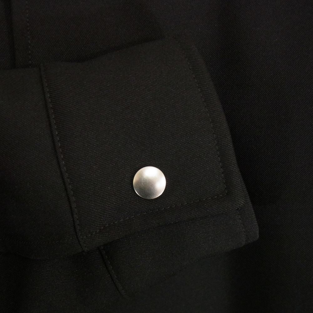 JIL SANDER ジルサンダー J21BN0039 国内正規品 イタリア製 OUTER SHIRT 01 PD アウターシャツ 中綿 コーチジャケット  ブラック系 48【美品】【中古】