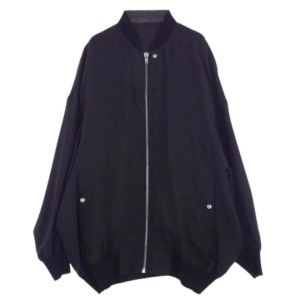 Rick Owens リックオウエンス 23SS RU01C4795-J 国内正規品 JUMBO PETER FLIGHT ジャンボ ピーター フライト ボンバー ジャケット ブラック系 IT 48【美品】【中古】