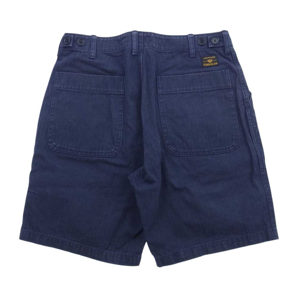 TENDERLOIN テンダーロイン T-ARMY SHORTS ベイカー ショーツ ショート パンツ ネイビー系 XS【中古】