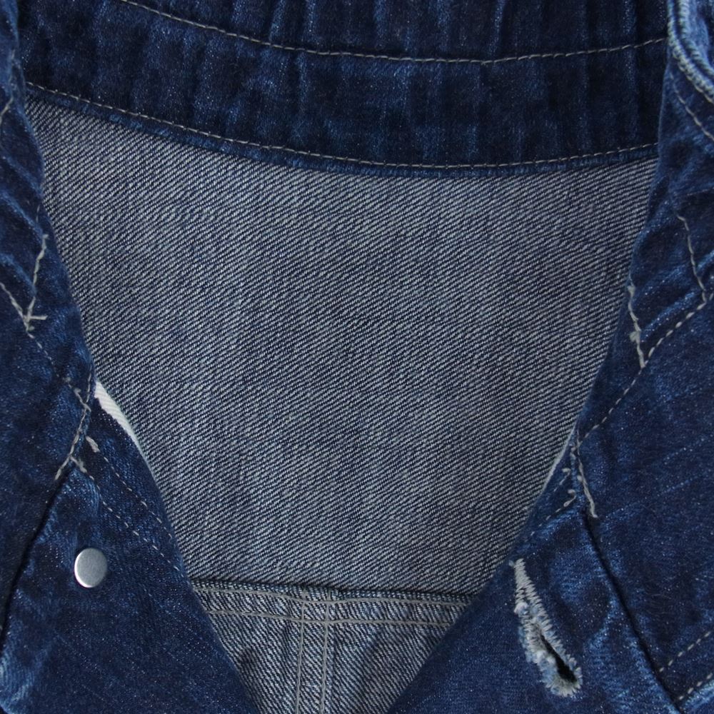 TENDERLOIN テンダーロイン 22SS  DENIM JKT WASH デニム ジャケット ウォッシュ インディゴブルー系 インディゴブルー系 L【新古品】【未使用】【中古】