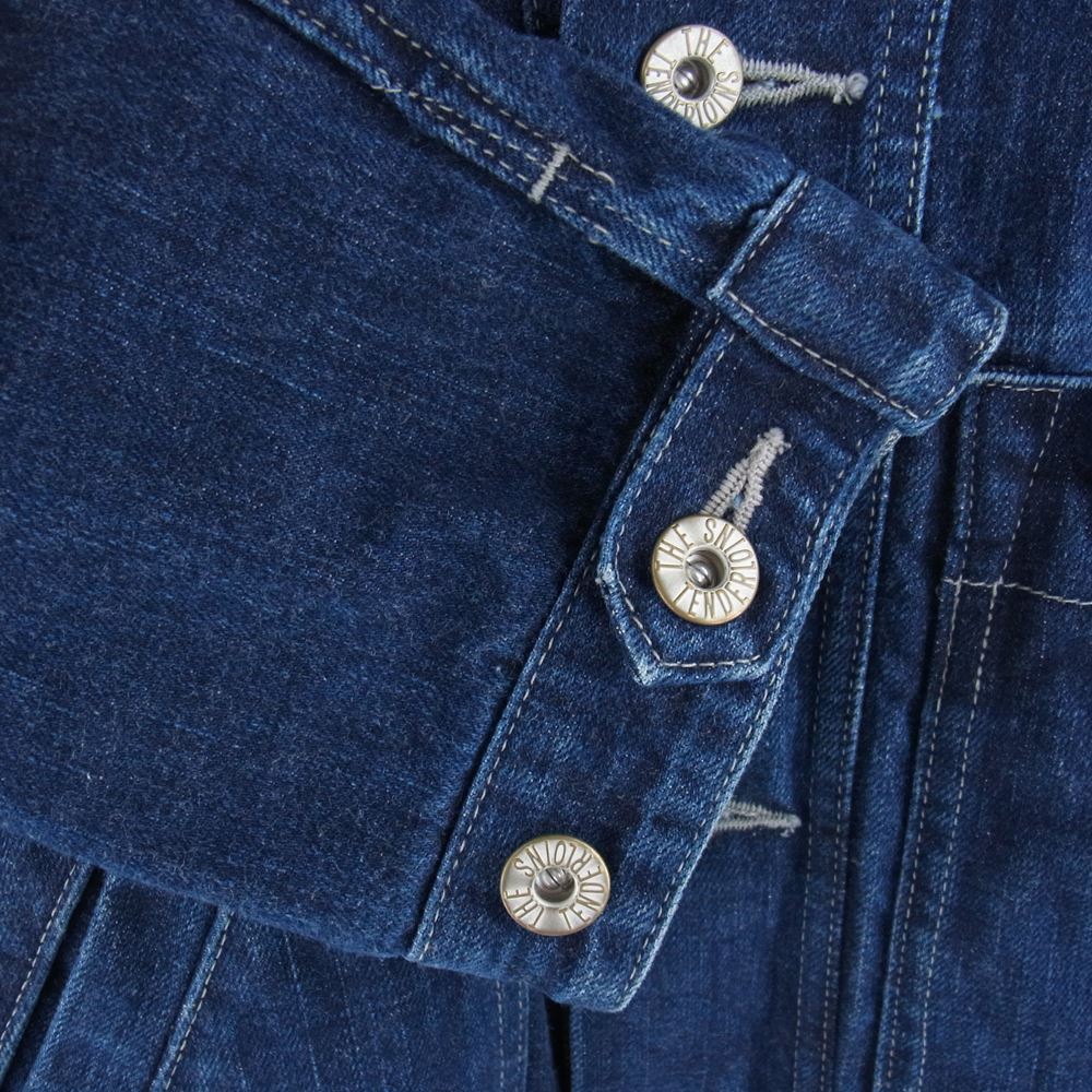 TENDERLOIN テンダーロイン 22SS  DENIM JKT WASH デニム ジャケット ウォッシュ インディゴブルー系 インディゴブルー系 L【新古品】【未使用】【中古】
