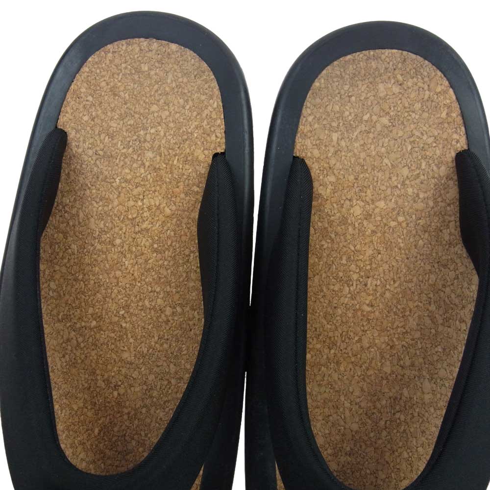 ジョジョ BEACH SANDAL コルク ビーチ サンダル ぞうり 草履 ブラック系 ベージュ系【中古】