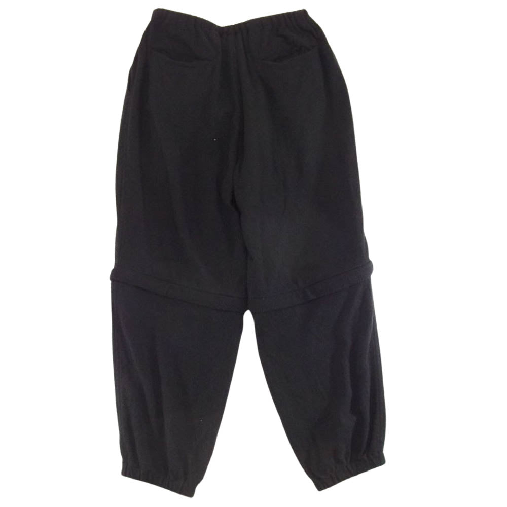COMOLI コモリ 23SS X01-03024 シルクネップビエラ コンバーティブル パンツ ブラック系 1【新古品】【未使用】【中古】