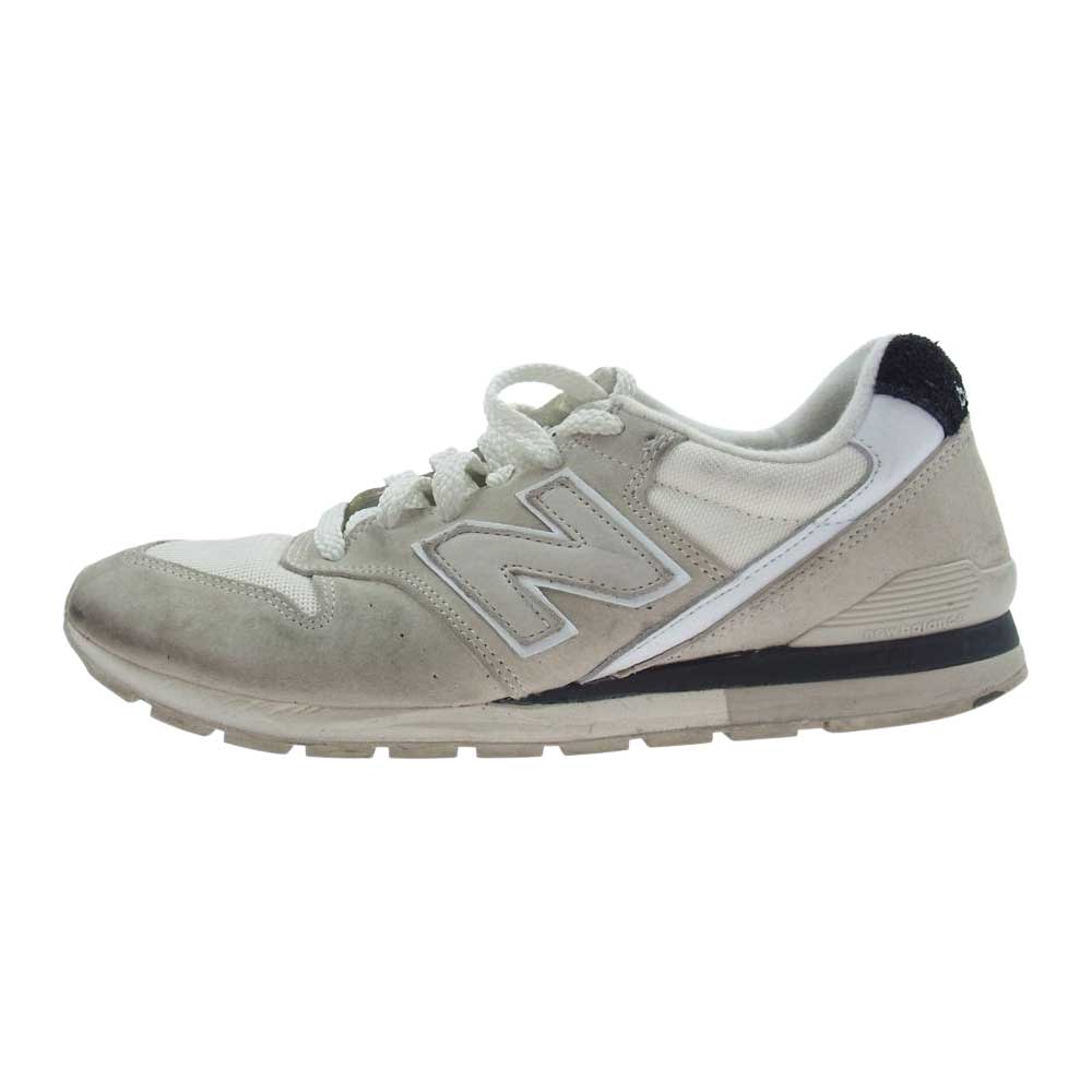 NEW BALANCE ニューバランス CM996RF2 スエード ローカット スニーカー オフホワイト系 27cm【中古】