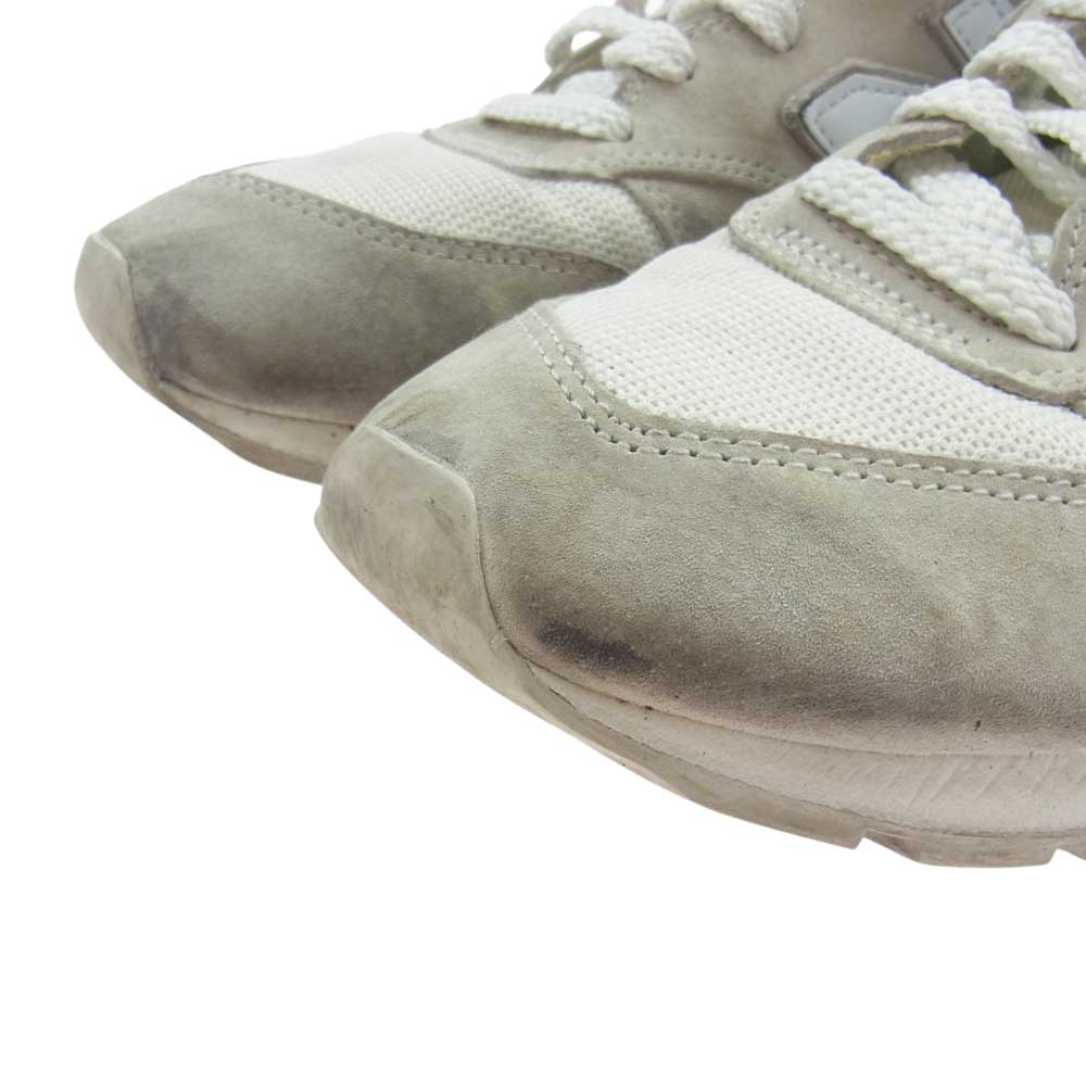 NEW BALANCE ニューバランス CM996RF2 スエード ローカット スニーカー オフホワイト系 27cm【中古】