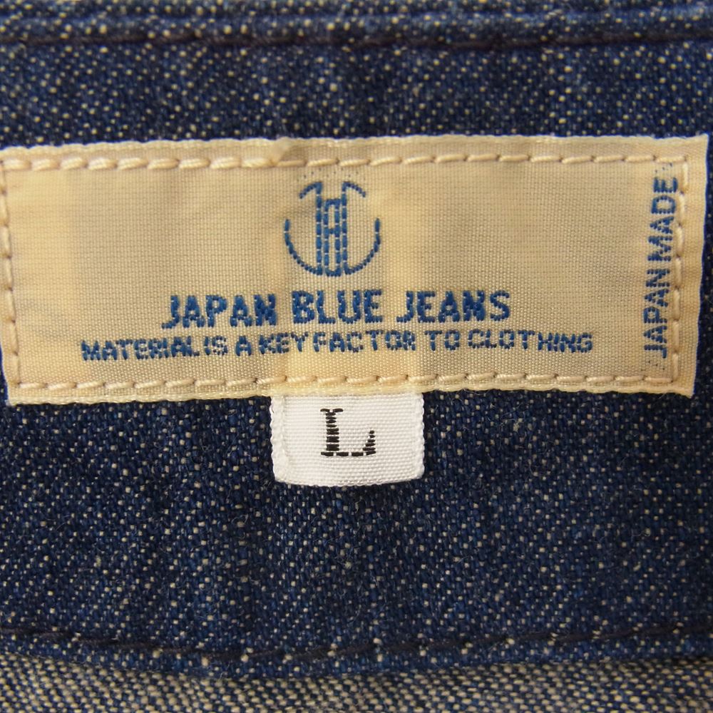ジャパンブルージーンズ デニム ベスト インディゴブルー系 L【中古】
