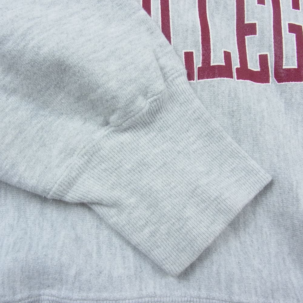 Champion チャンピオン 90s REVERSE WEAVE SAINT MARYS リバース ウィーブ カレッジ ロゴ クルーネック スウェット グレー系 L【中古】