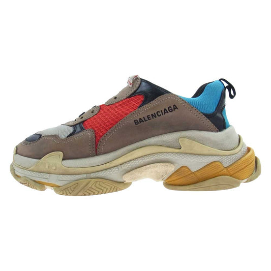 BALENCIAGA バレンシアガ 533883 TRIPLE S SNEAKER トリプルエス ローカット ダッド スニーカー マルチカラー系 27.5cm【中古】