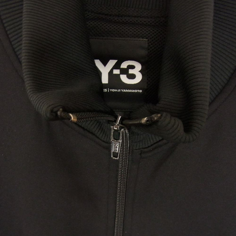 Yohji Yamamoto ヨウジヤマモト 18AW Y-3 STP Matt Track Snap Jacket ストライプ マットトラック スナップ ジャージ ジャケット  ブラック系 S/P【中古】