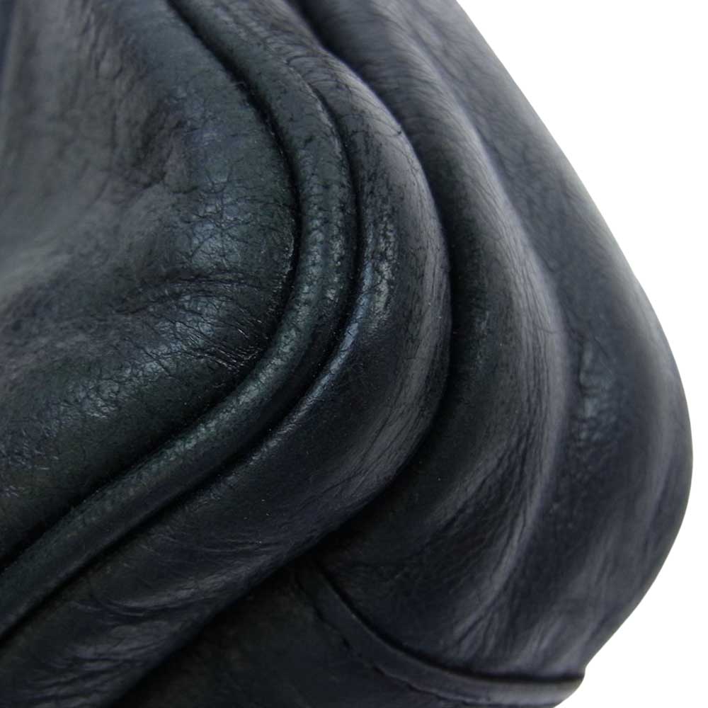 BALENCIAGA バレンシアガ 22AW 721850 × adidas アディダス 3ストライプ ラムスキン スモールクロスボディ メッセンジャー ショルダー バッグ 羊革  ブラック系【美品】【中古】