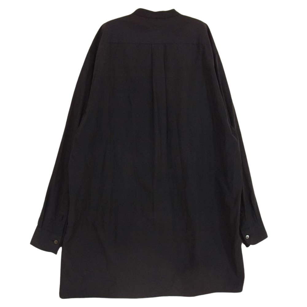 COMOLI コモリ 101-02003 Band collar shirt バンドカラー シャツ 長袖 ダークネイビー系 1【中古】