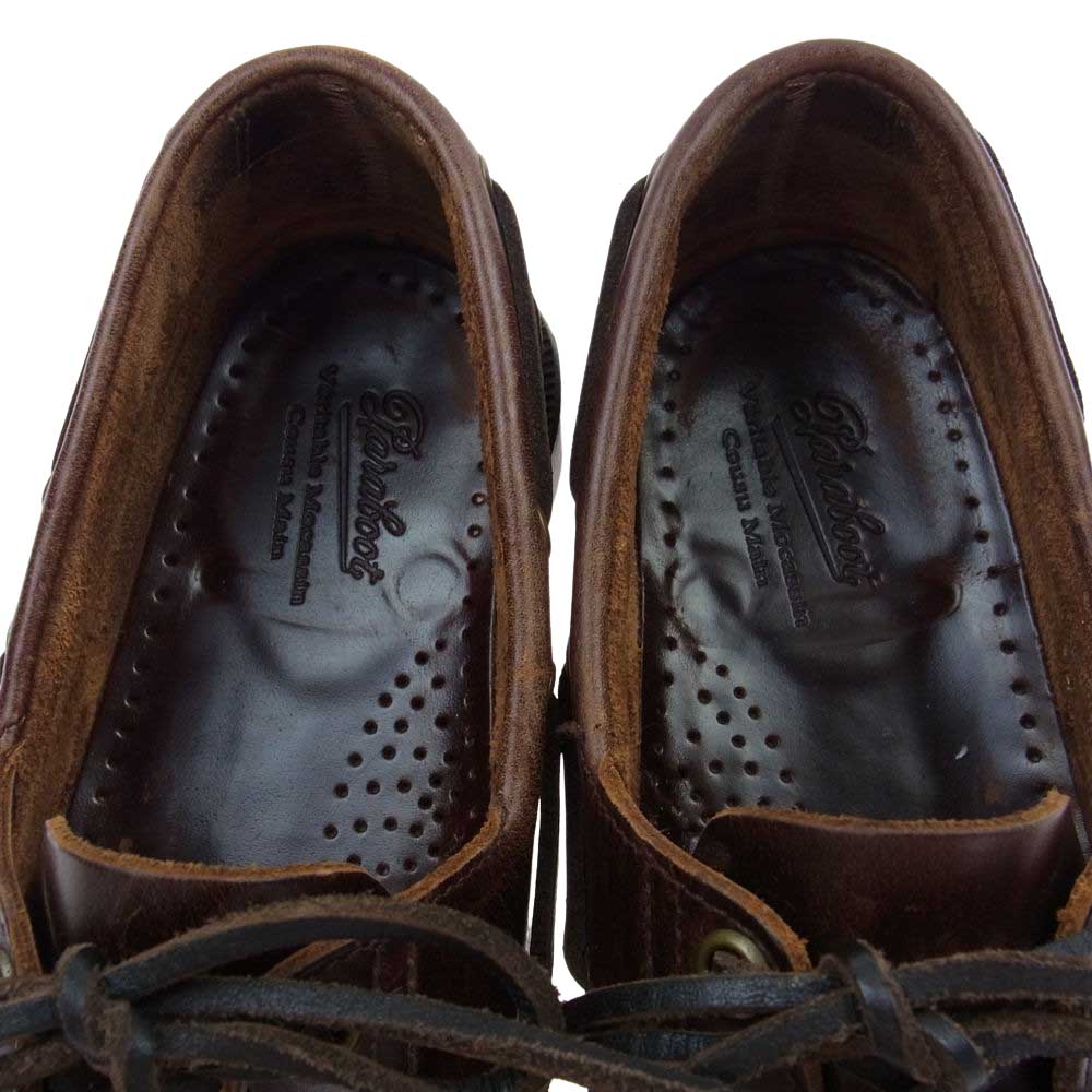 Paraboot パラブーツ 780218 BARTH バース デッキ シューズ ブラウン系 35【中古】