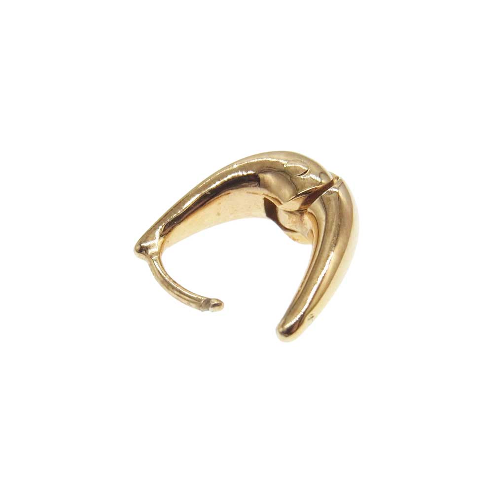 ララガン TINY TINY PUFFY HOOPS ピアス ゴールド系【中古】