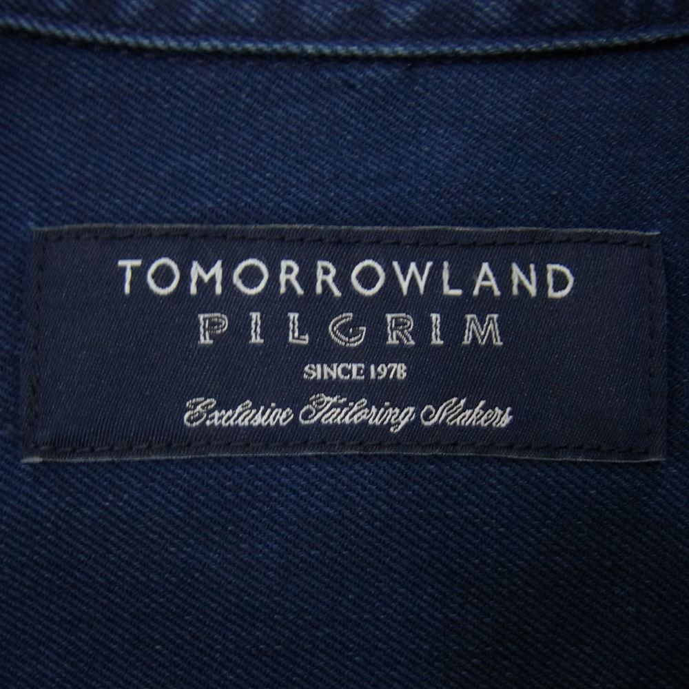 TOMORROWLAND トゥモローランド PILGRIM ピルグリム 長袖シャツ ネイビー系 S【中古】