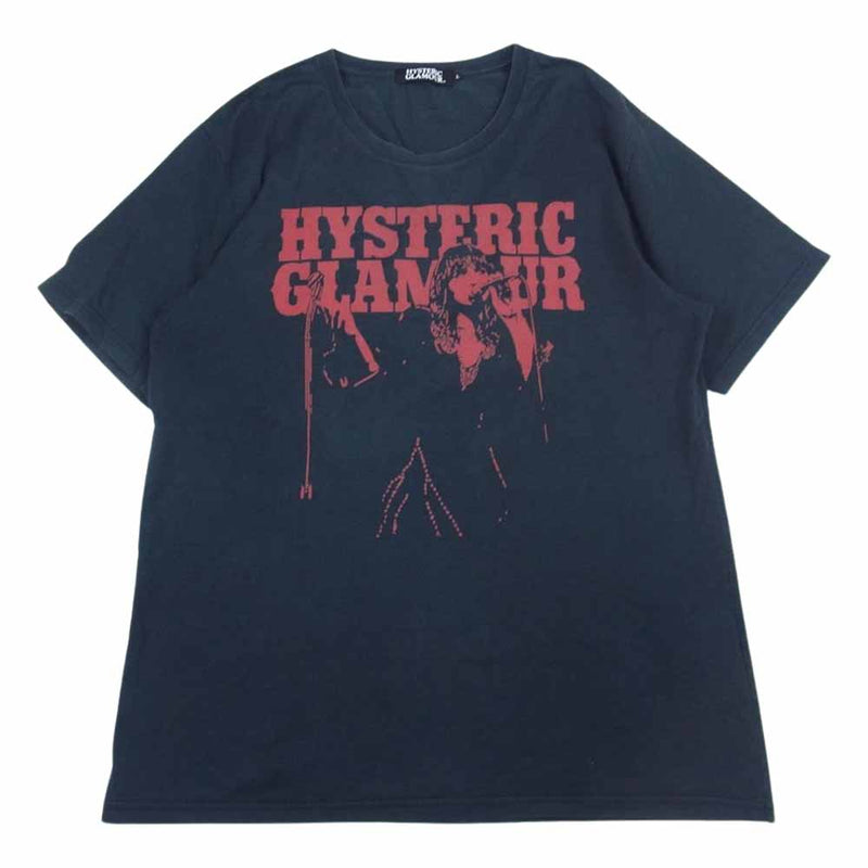 HYSTERIC GLAMOUR ヒステリックグラマー ガール Tシャツ ダークネイビー系 L【中古】