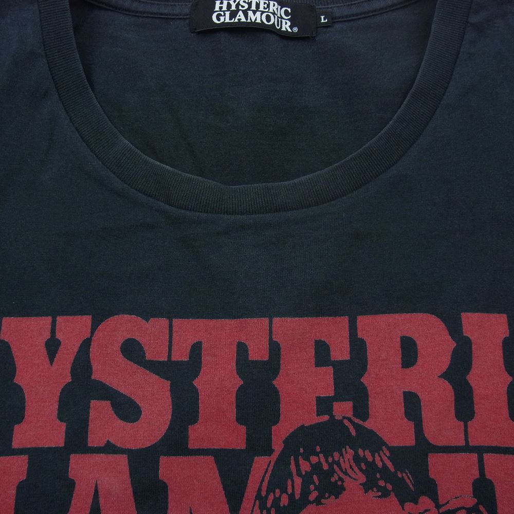 HYSTERIC GLAMOUR ヒステリックグラマー ガール Tシャツ ダークネイビー系 L【中古】