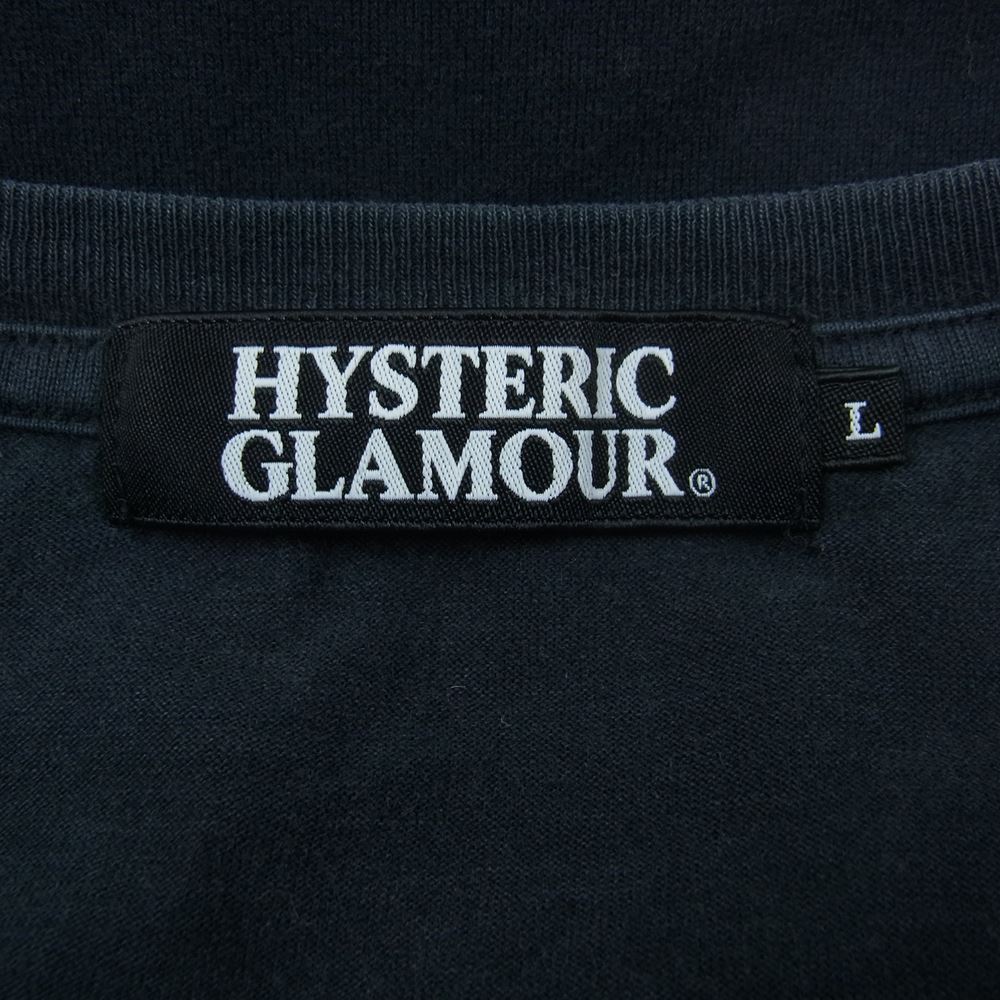 HYSTERIC GLAMOUR ヒステリックグラマー ガール Tシャツ ダークネイビー系 L【中古】
