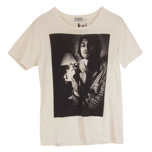 HYSTERIC GLAMOUR ヒステリックグラマー 4CT-5821  カートコバーン プリント Tシャツ ホワイト系 S【中古】
