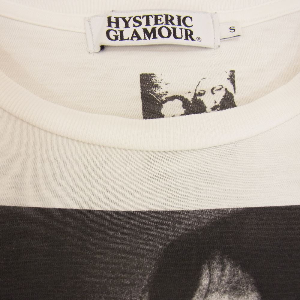 HYSTERIC GLAMOUR ヒステリックグラマー 4CT-5821  カートコバーン プリント Tシャツ ホワイト系 S【中古】
