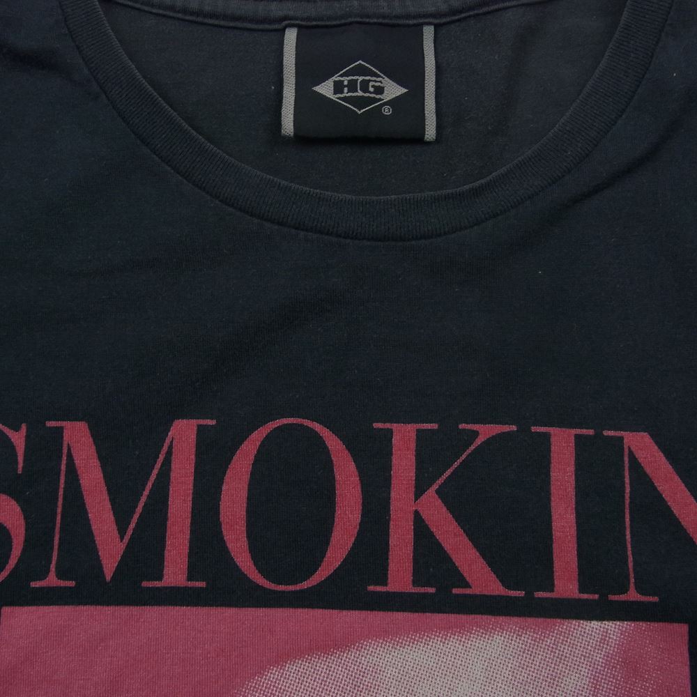 HYSTERIC GLAMOUR ヒステリックグラマー 401-4032  SMOKIN KILLS Tシャツ  ブラック系 M【中古】