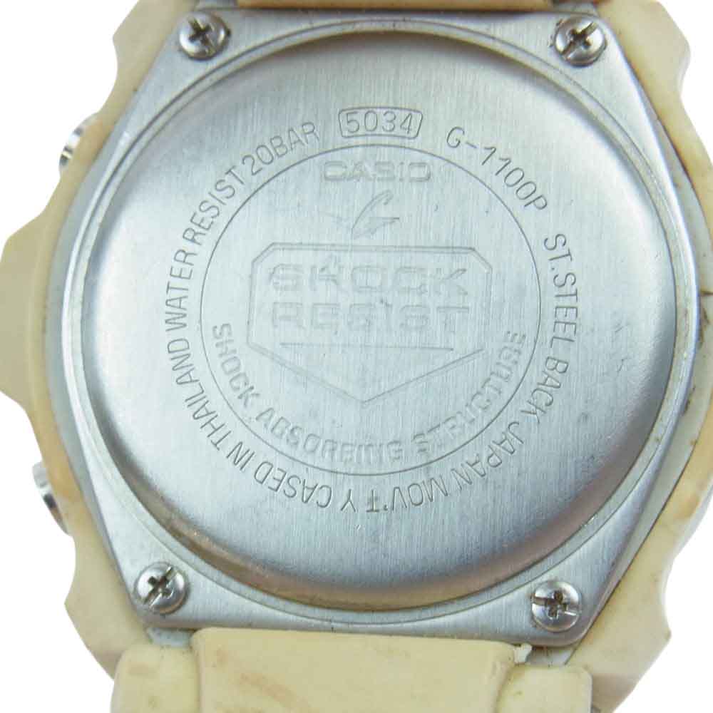 CASIO G-SHOCK カシオ ジーショック G-1100P Precious Heart Selection プレシャスハートセレクション 2009年モデル ウオッチ 腕時計 オフホワイト系【中古】