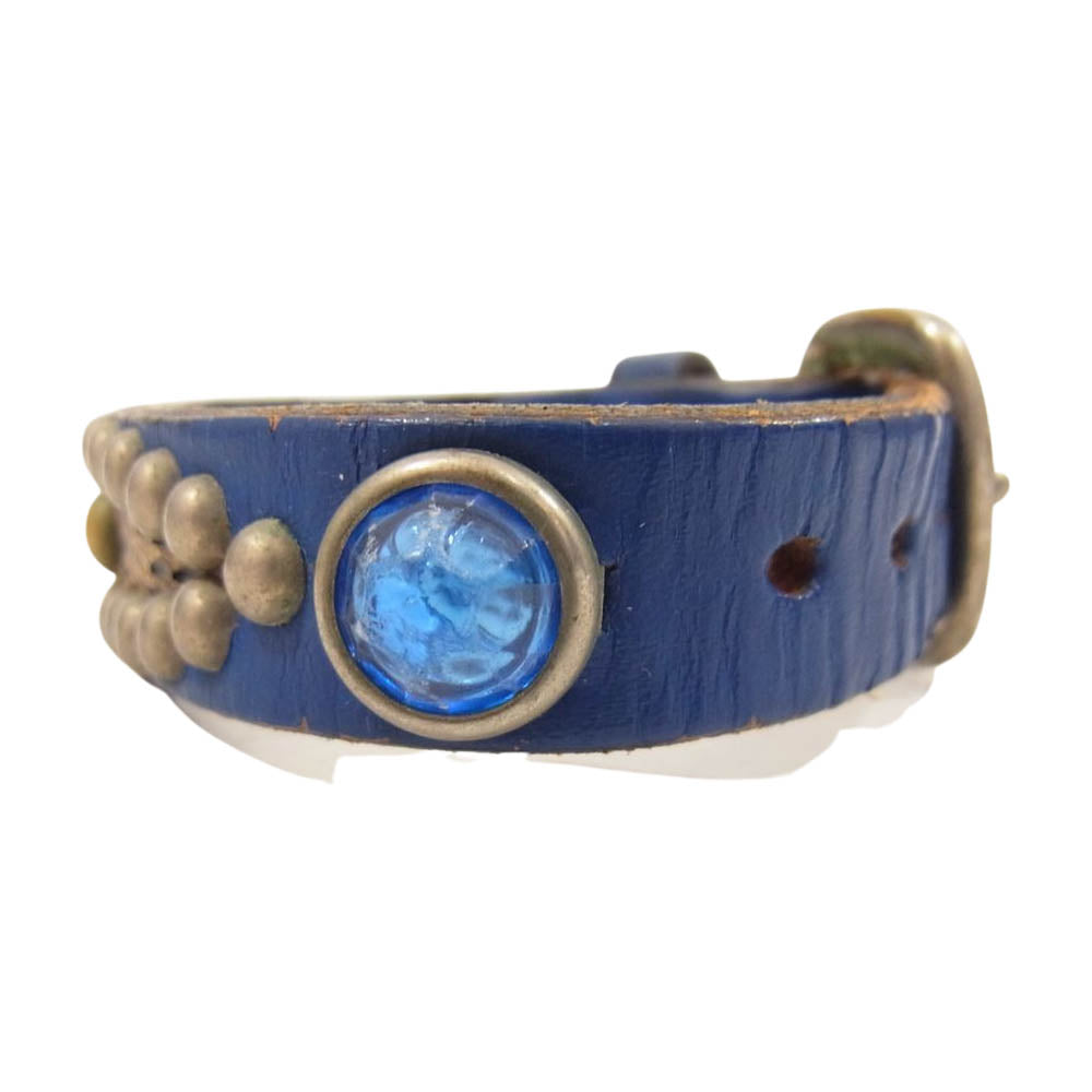 WOLF'S HEAD ウルフズヘッド 15mm スタッズ レザー ブレスレット