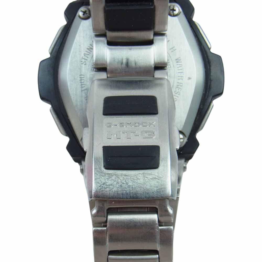 CASIO G-SHOCK カシオ ジーショック MTG-1000-1AJF MT-G 電波ソーラー タフソーラー ウオッチ 腕時計 シルバー系 ブラック系【中古】