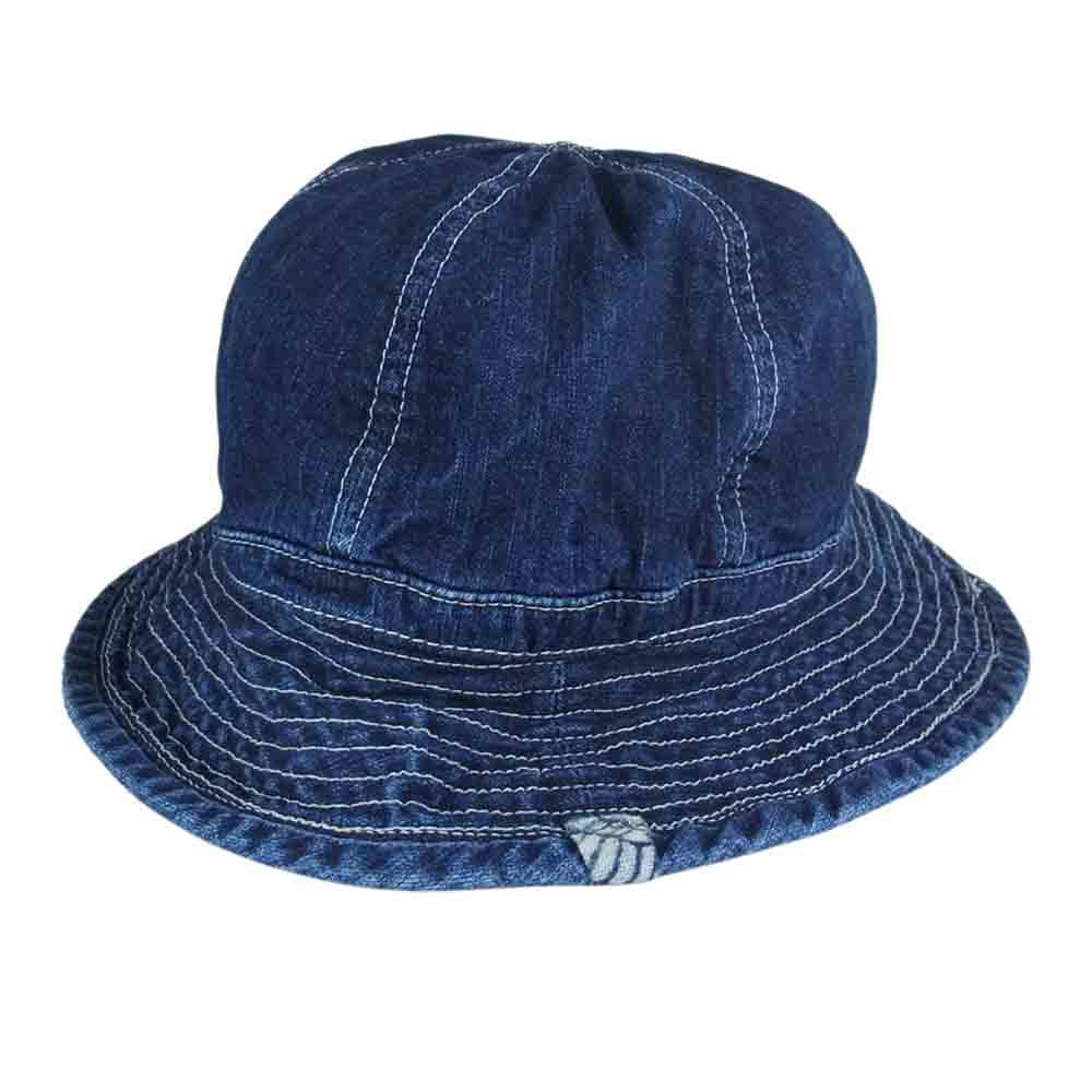 VISVIM ビズビム 0222903003014 ICT BUCKET CAP DRY DENIM デニム ハット  インディゴブルー系 SM【新古品】【未使用】【中古】