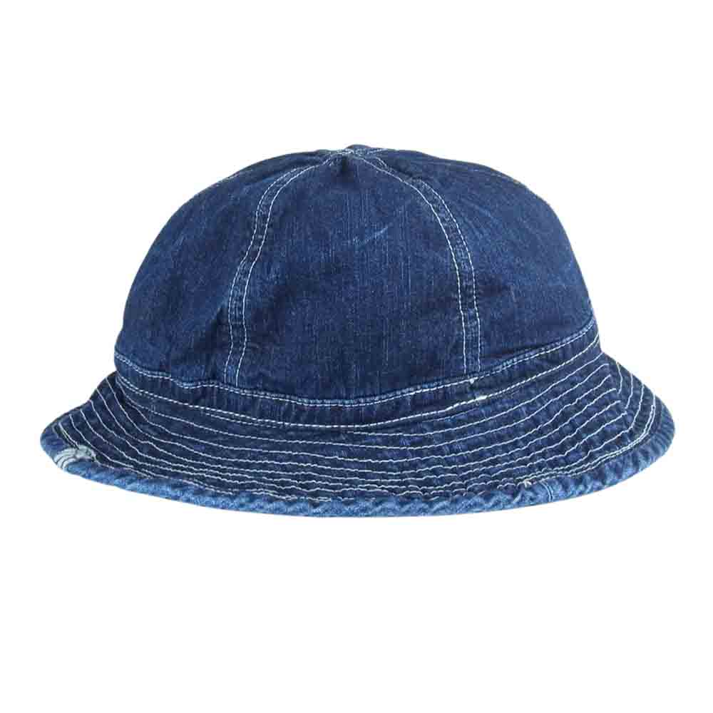 VISVIM ビズビム 0222903003014 ICT BUCKET CAP DRY DENIM デニム ハット  インディゴブルー系 SM【新古品】【未使用】【中古】