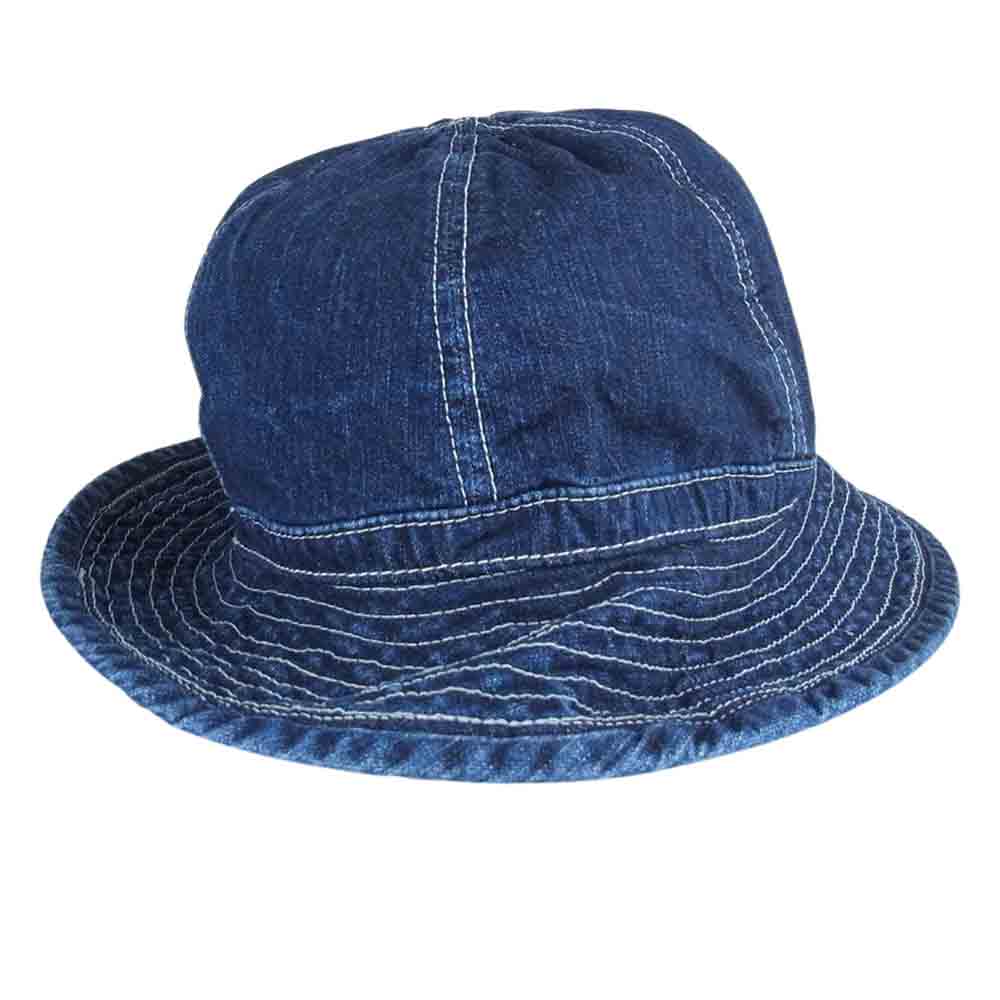 VISVIM ビズビム 0222903003014 ICT BUCKET CAP DRY DENIM デニム ハット  インディゴブルー系 SM【新古品】【未使用】【中古】