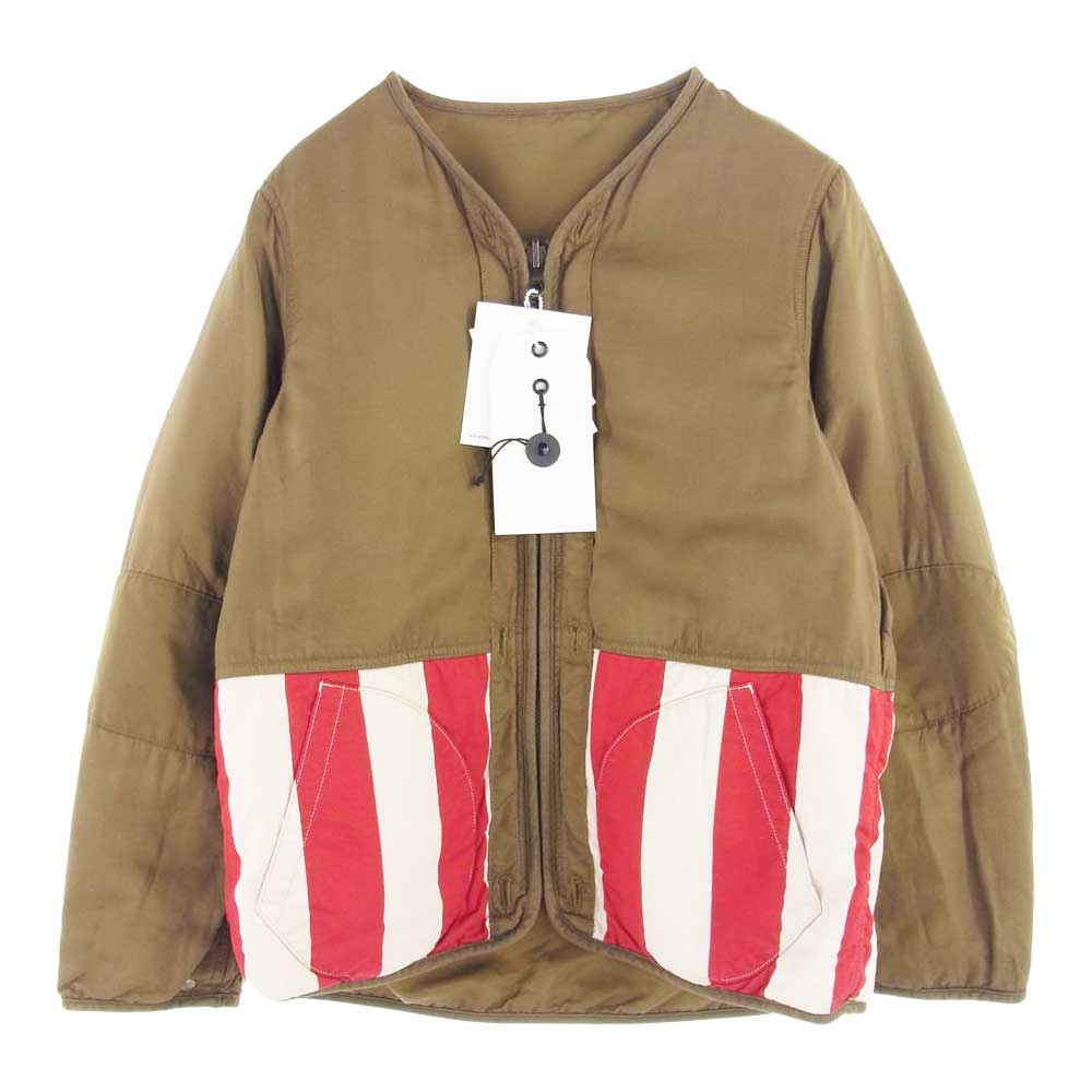 VISVIM ビズビム 19SS  0119105013022 IRIS LINER JKT アイリス ライナー ジャケット カーキ系 2【新古品】【未使用】【中古】