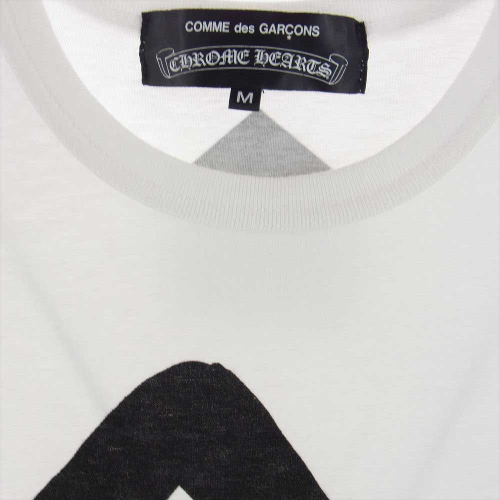 CHROME HEARTS クロムハーツ（原本無） 12SS × COMME des GARCONS コムデギャルソン 【クリーニング済】 DSM限定 ホースシュー プリント Tシャツ ホワイト系 M【美品】【中古】