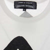 CHROME HEARTS クロムハーツ（原本無） 12SS × COMME des GARCONS コムデギャルソン 【クリーニング済】 DSM限定 ホースシュー プリント Tシャツ ホワイト系 M【美品】【中古】