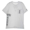 CHROME HEARTS クロムハーツ（原本無） 【クリーニング済】ホースシュー ショートスリーブ ポケット プリント Tシャツ ホワイト系 M【美品】【中古】