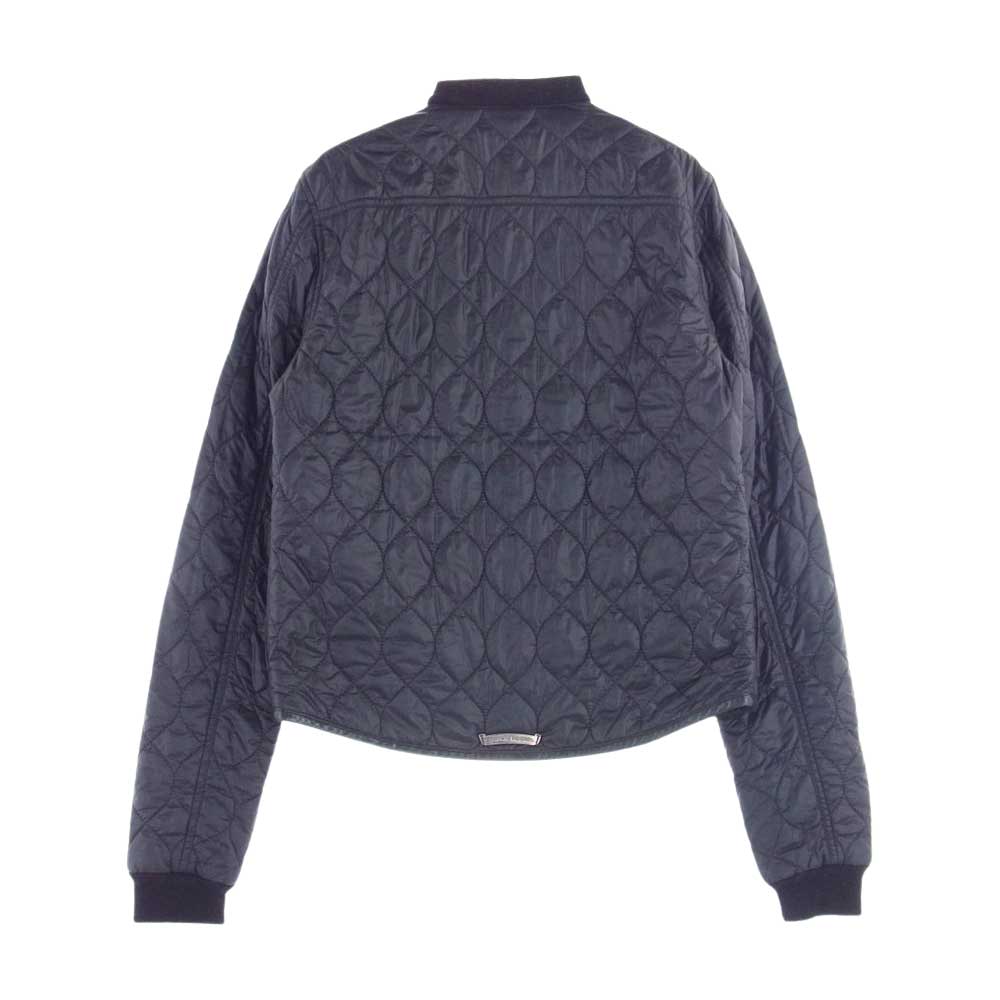 CHROME HEARTS クロムハーツ（原本無） ダガージップ キルティング ナイロンジャケット ブラック系 S【中古】