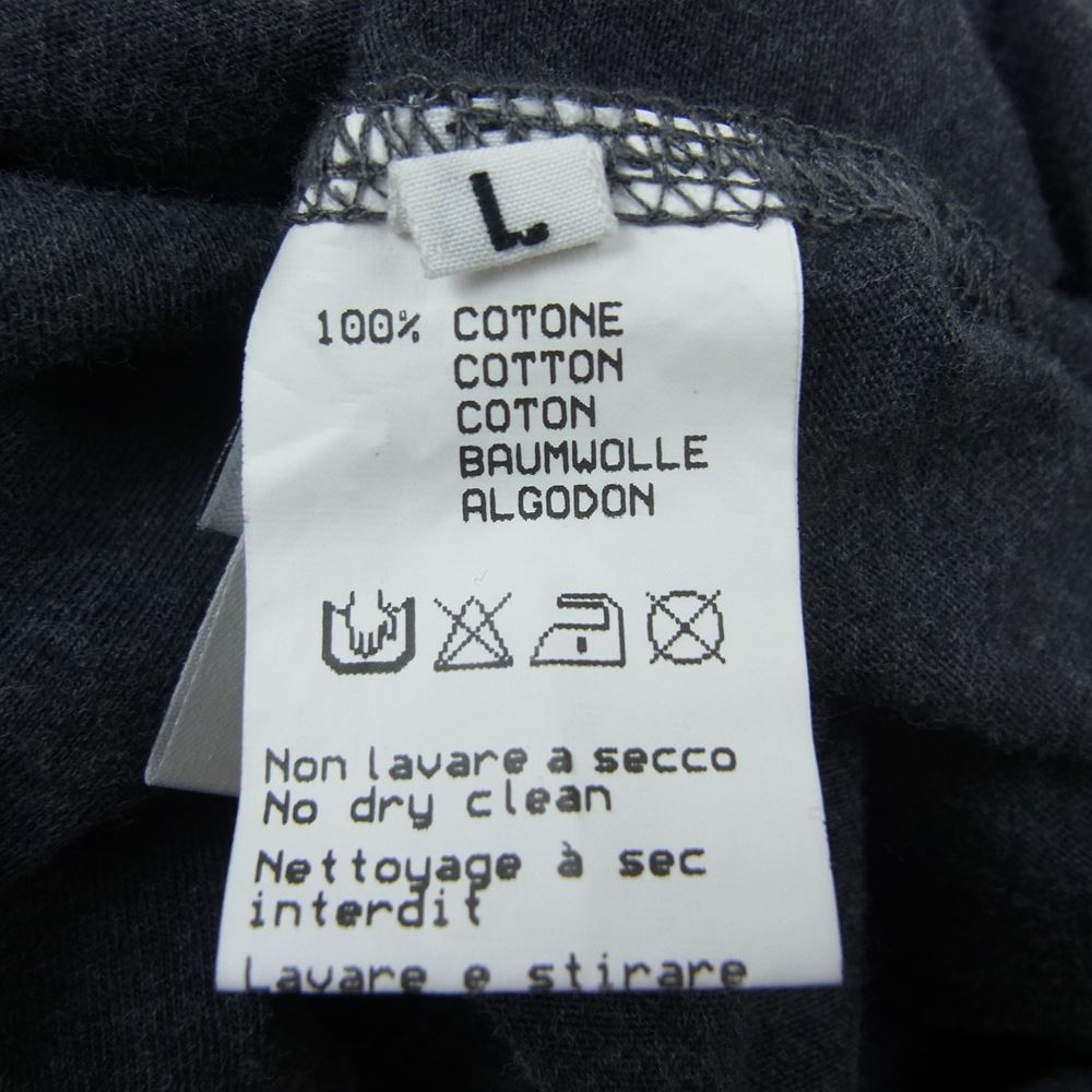 Lucien Pellat-Finet ルシアンペラフィネ スカル バックプリント 長袖カットソー グレー系 L【中古】