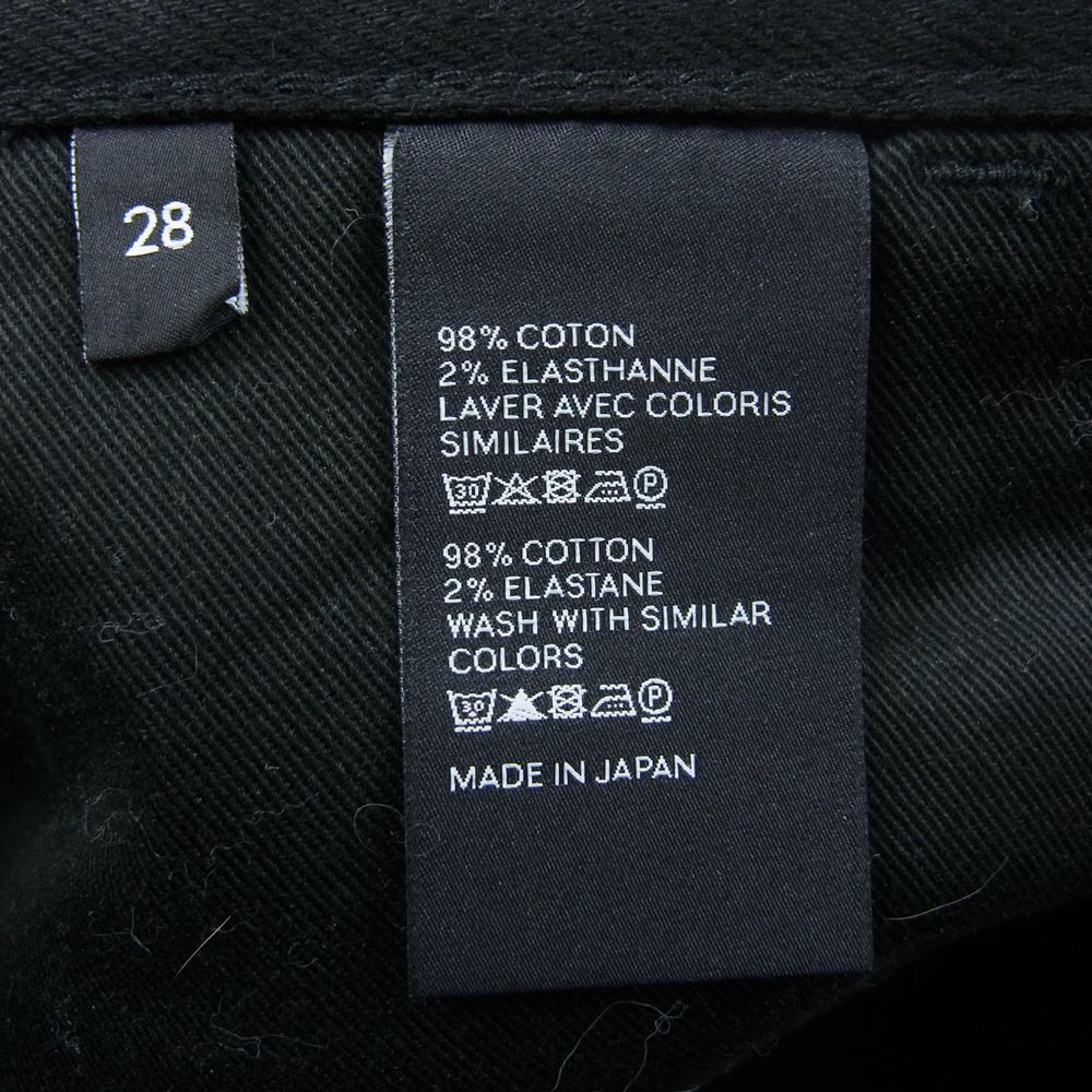 CELINE セリーヌ 21SS  JEANS NINETIES BLACK DENIM ナインティーズ ブラック デニム パンツ  ブラック系 28【中古】