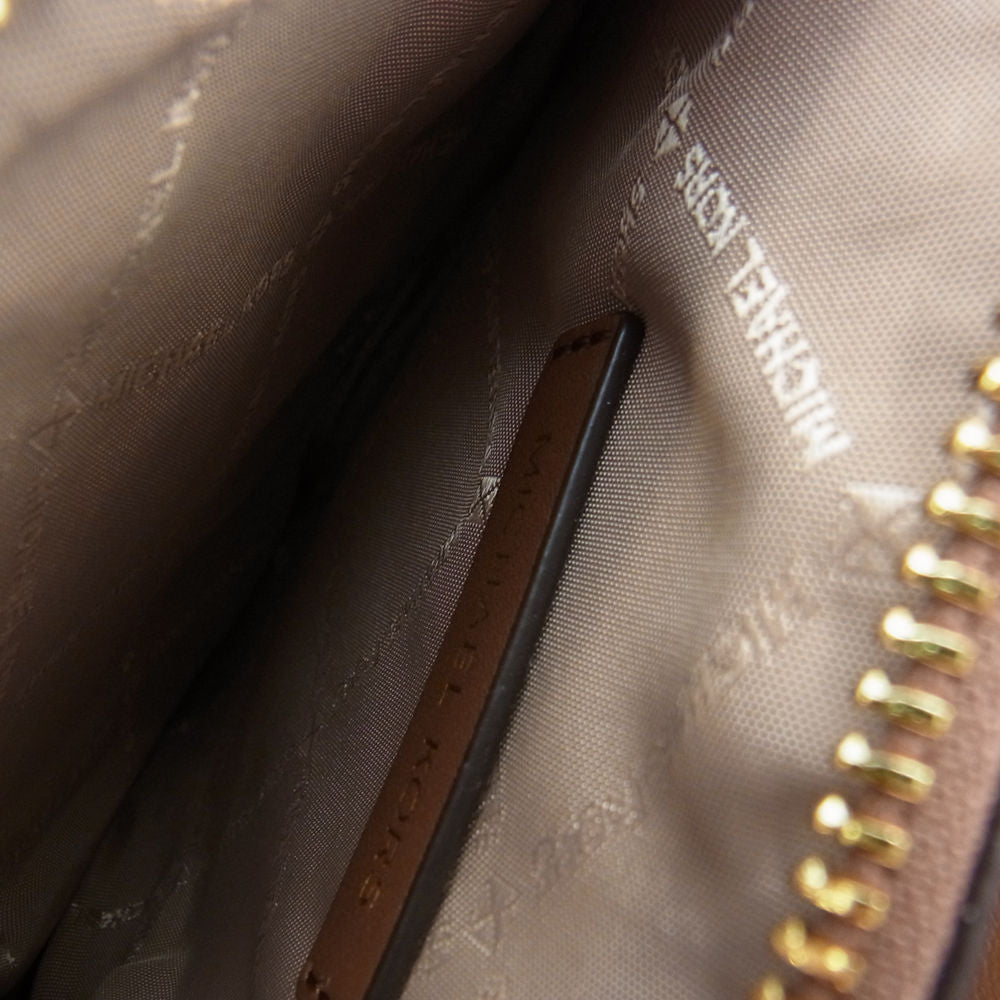 Michael Kors マイケルコース 35F2GM9M2V MERCER MKシグネチャー メッセンジャー ミディアム 2Way ハンド ショルダー バッグ ブラウン系 ダークブラウン系【新古品】【未使用】【中古】