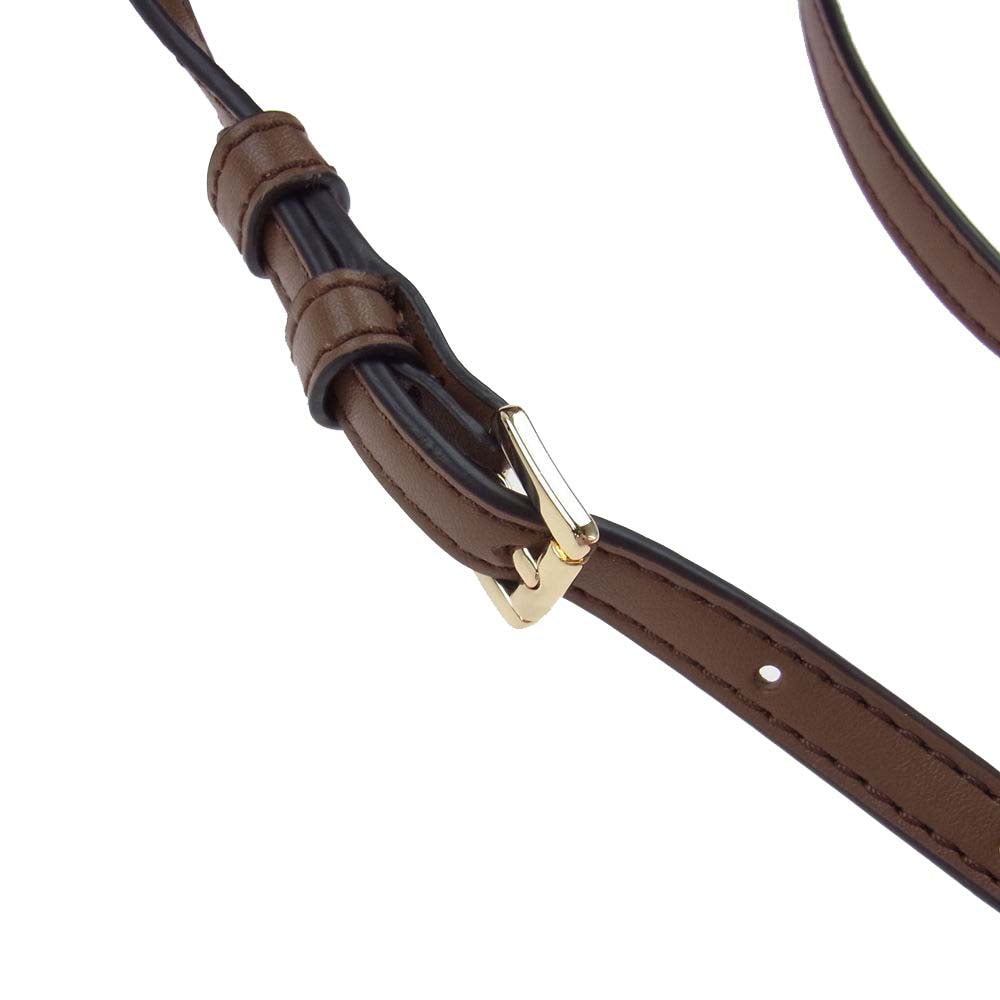 Michael Kors マイケルコース 35F2GM9M2V MERCER MKシグネチャー メッセンジャー ミディアム 2Way ハンド ショルダー バッグ ブラウン系 ダークブラウン系【新古品】【未使用】【中古】