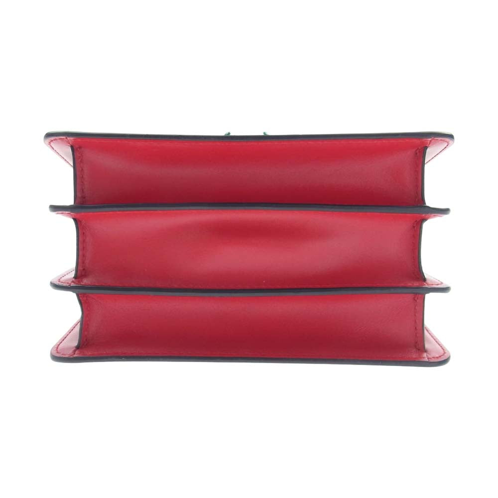 BVLGARI ブルガリ 287026 Serpenti Forever Crossbody Bag セルペンティ フォーエバー 2Way ハンド ショルダー クロスボディ バッグ レッド系【極上美品】【中古】