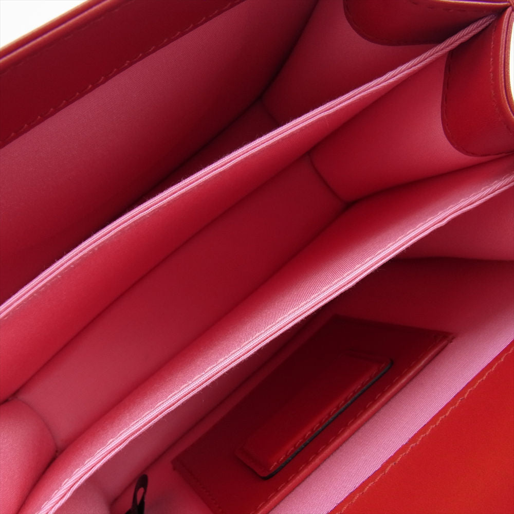 BVLGARI ブルガリ 287026 Serpenti Forever Crossbody Bag セルペンティ フォーエバー 2Way ハンド ショルダー クロスボディ バッグ レッド系【極上美品】【中古】