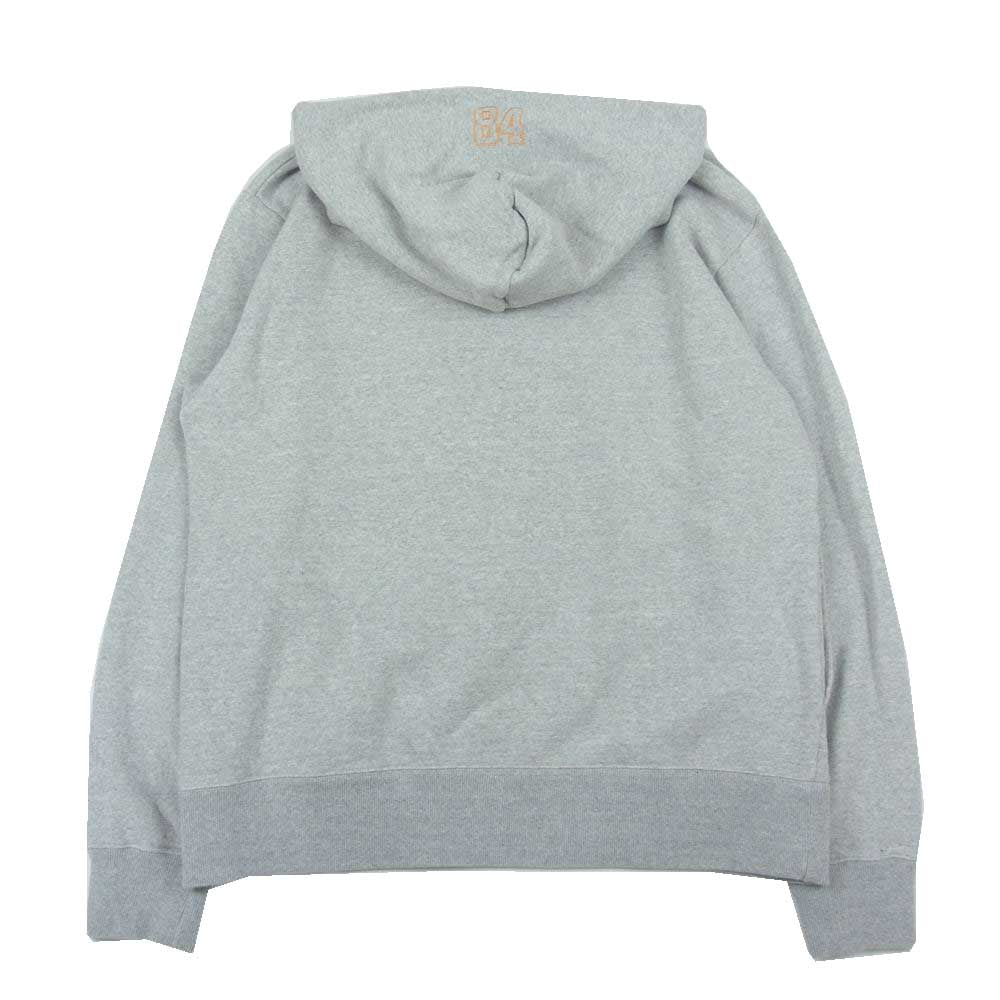 HYSTERIC GLAMOUR ヒステリックグラマー 02223CF03 HYS TIMES COLLEGE ガール カレッジロゴ プリント パーカー グレー系 L【中古】