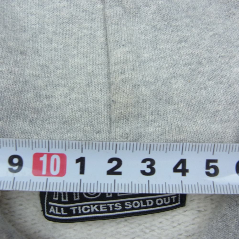 HYSTERIC GLAMOUR ヒステリックグラマー 02223CF03 HYS TIMES COLLEGE ガール カレッジロゴ プリント パーカー グレー系 L【中古】